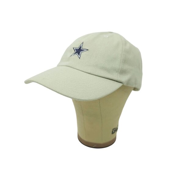 NFL Dallas Cowboys Football Strapback Adjustable Size Cap Baseball Hat Khaki - Picture 2 of 13